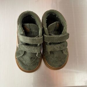 Kids Green Suede Shoes